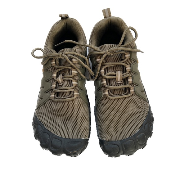 Weweya Sneakers Shoes Barefoot Minimalist Running Size 40 US 8 Olive Green - Picture 2 of 11